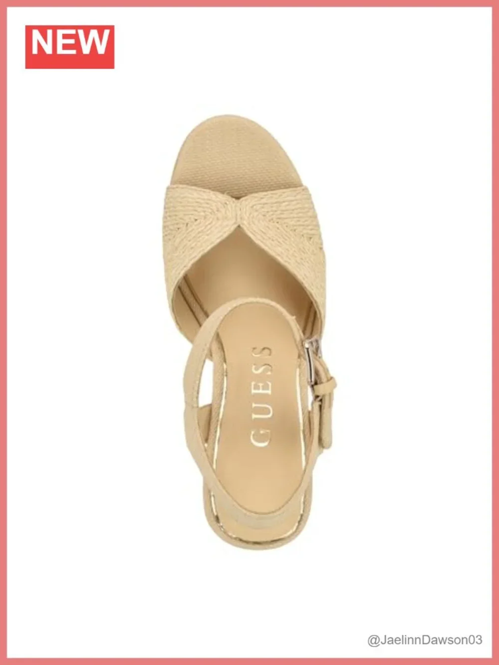 Woven Fabric Platform Heels Sandals Ankle Strap Buckle